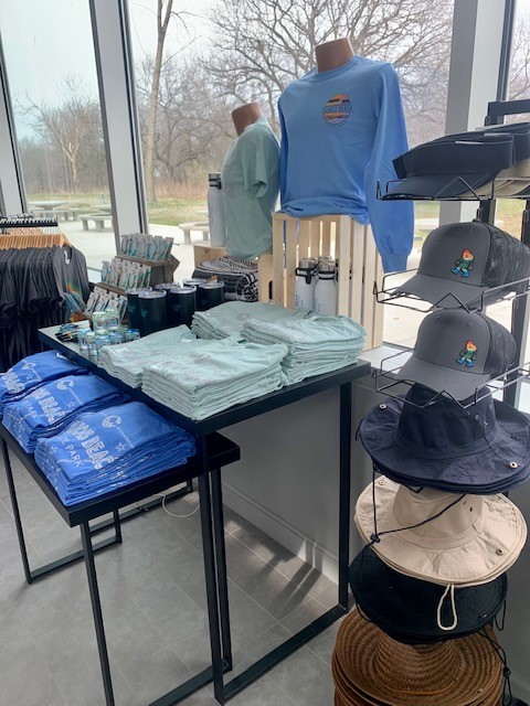 The Pavilion is home to Illinois Beach Hotel shirts, hats and other merchandise.