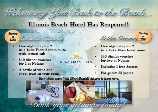 Postcard of Illinois Beach Hotel.